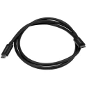 StarTech.com USB 3.1 Male USB Type C to Male USB Type C Black 1 m USB31CC1M