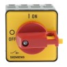 Siemens 3-Pole Panel Mount Isolator Switch IP65, 16A, 8 kW