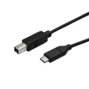 StarTech.com USB 2.0 Male USB Type C to Male USB B Cable 500mm USB2CB50CM