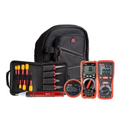 RS PRO Professional Electricians Multimeter Kit Elec K, Digital Multimeter, Socket Tester, Insulation Tester 176-6018