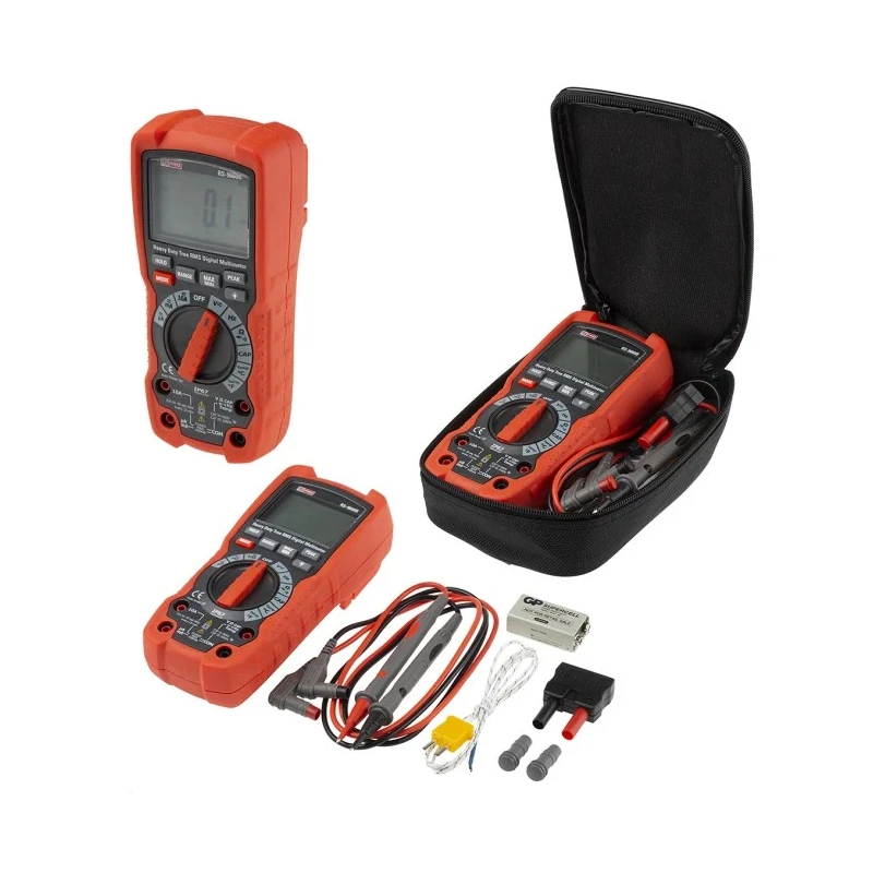 RS PRO Professional Electricians Multimeter Kit Elec K, Digital Multimeter, Socket Tester, Insulation Tester 176-6018