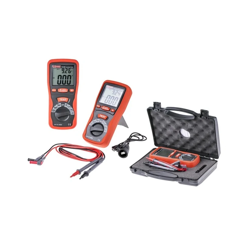 RS PRO Professional Electricians Multimeter Kit Elec K, Digital Multimeter, Socket Tester, Insulation Tester 176-6018