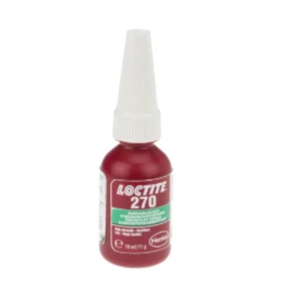 Loctite High Strength Green Threadlocking Adhesive Liquid 10 ml Bottle, 24 h Cure Time 27016