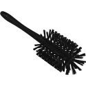 Vikan Black Bottle Brush with Polypropylene Handle and Bristles, 430mm Length, 90mm Diameter, Model 5381909