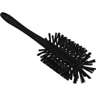 Vikan Black Bottle Brush with Polypropylene Handle and Bristles, 430mm Length, 90mm Diameter, Model 5381909