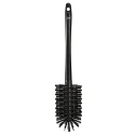 Vikan Black Bottle Brush with Polypropylene Handle and Bristles, 430mm Length, 90mm Diameter, Model 5381909