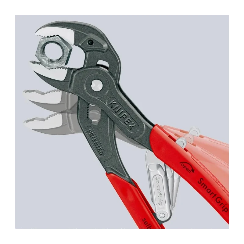 Knipex SmartGrip® 1-Piece Water Pump Plier, 250mm Overall Length, 36mm Jaw Opening 85 01 250