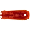 Vikan Hard Bristle Scrubbing Brush Orange 17 mm Bristle Length Polypropylene Handle 64407