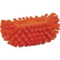 Vikan Hard Bristle Scrubbing Brush Orange 40 mm Bristle Length Polypropylene Handle Tank Brush 205mm Width 130mm Depth 70377