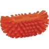 Vikan Hard Bristle Scrubbing Brush Orange 40 mm Bristle Length Polypropylene Handle Tank Brush 205mm Width 130mm Depth 70377