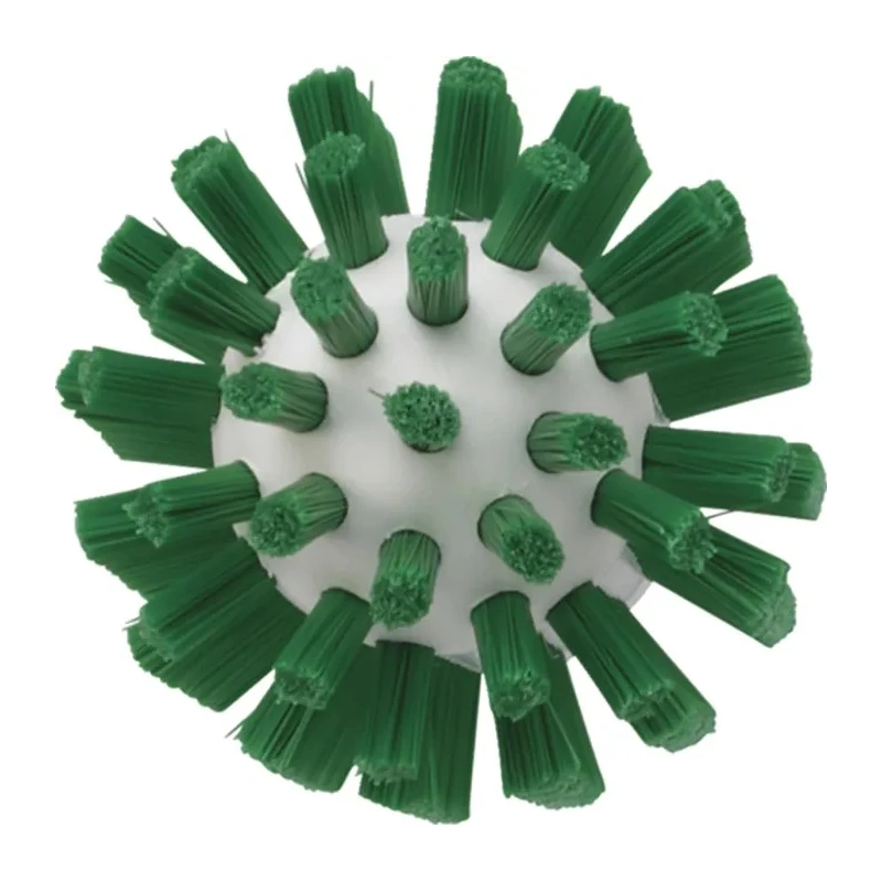 Vikan Green Bottle Brush with 10 mm Bristle Length, 140 mm Overall Length, 50 mm Brush Diameter, Polypropylene Handle 5380502