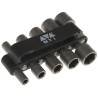 MTI 10-Piece 1/4 in Hexagon Socket Set Chrome Vanadium Steel Square Drive 35mm 560-760