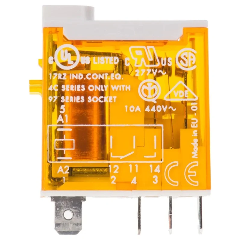 Finder PCB Power Relay 230V AC Coil 16A Switching Current SPDT 46.61.8.230.0054
