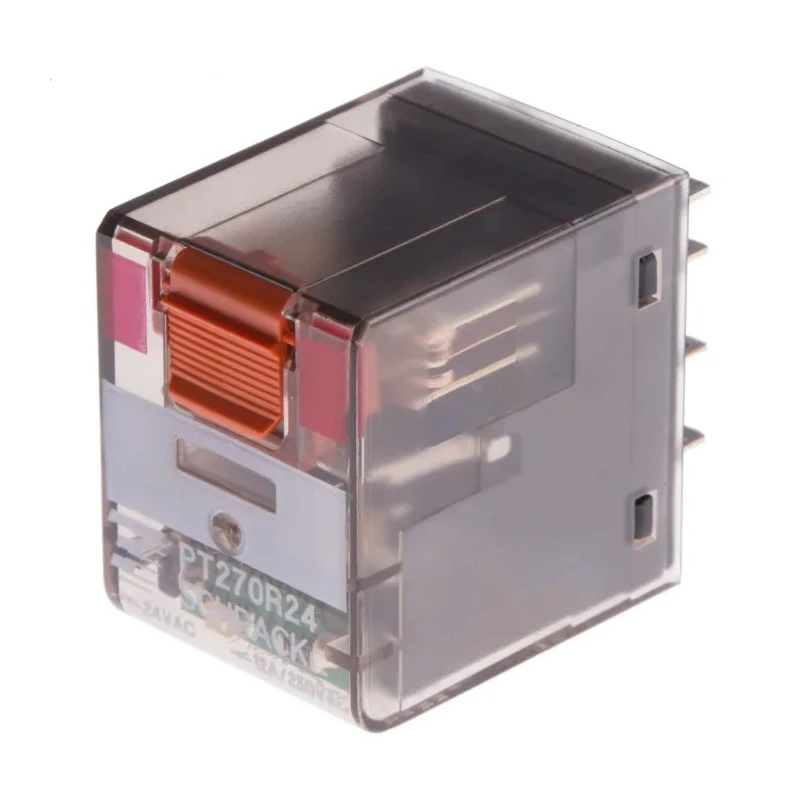 TE Connectivity PCB Power Relay 24V ac Coil 12A Switching Current DPDT PT270R24 1415002-1