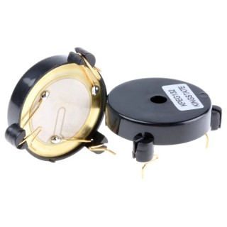 RS PRO 83 dB Through Hole Continuous Internal 7.5 mm Height Piezo Buzzer Component 3 V dc Min 28 V dc Max 535-8089
