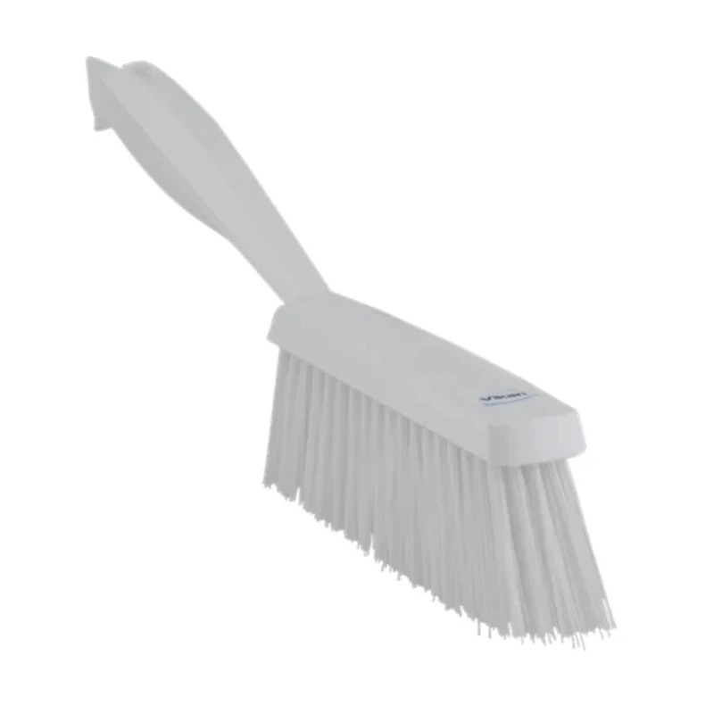 Vikan White Hand Brush with 50 mm Bristle Length, Ergonomic Handle, Suitable for Food Contact 45895