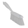 Vikan White Hand Brush with 50 mm Bristle Length, Ergonomic Handle, Suitable for Food Contact 45895