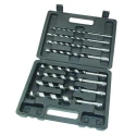 RS PRO 8-Piece High Carbon Steel Wood Twist Drill Bit Set, 6 mm to 20 mm, Auger Bits 507-1681