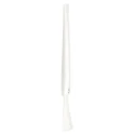 Vikan White Scrubbing Brush with 57 mm Polyester Bristle Length, 205 mm Length, 30 mm Width 5551305