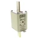 SIBA 250A NH Fuse NH1 500V AC High Rupture Capacity Blade Type 4184219