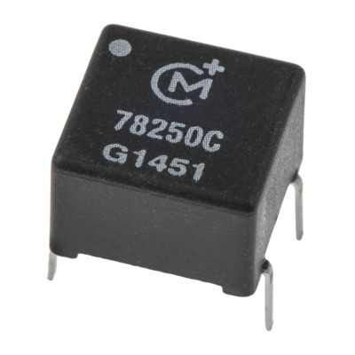 Murata Power Solutions Through Hole Pulse Transformer 0.0423611111 Turns Ratio, 2 mH Primary Inductance, 1Ω Primary 78250C