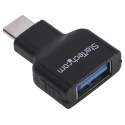 StarTech.com USB Adapter Male USB Type C to Male USB Type A USB 3.2 Black USB31CAADG