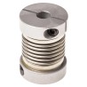 SICK Stainless Steel Flexible Coupler 6mm Bore 21mm OD Torque 120Ncm KUP-0610-B / 5312982