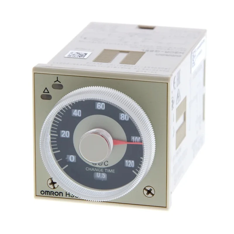 Omron Series DIN Rail Multifunction Timer, 1-Contact SPST Switch, 100 to 125 V dc 120V ac, 0.5 to 120 s, Plug-In H3CR