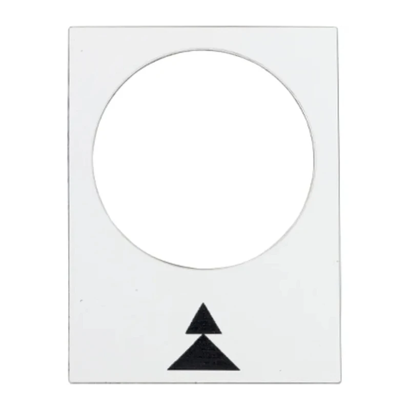 Schneider Electric Legend Accessory for Use with XACA Series Pendant Control Stations 30x40 mm White ZB2BY4909