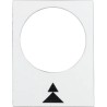 Schneider Electric Legend Accessory for Use with XACA Series Pendant Control Stations 30x40 mm White ZB2BY4909