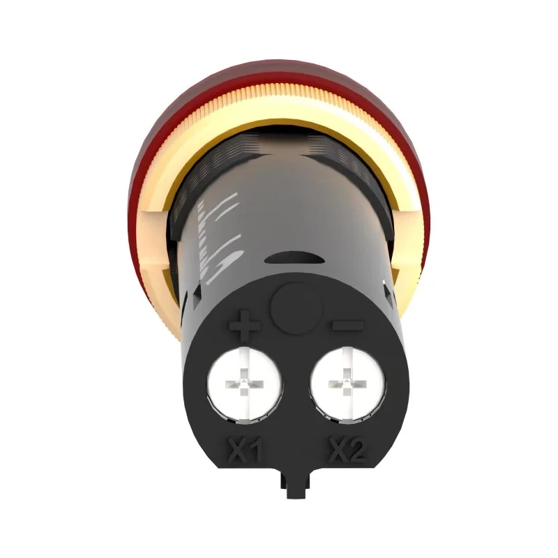 Schneider Electric Panel Mount Red LED Pilot Light Harmony Series 12 mm Cutout 24V dc XVLA334
