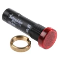 Schneider Electric Panel Mount Red LED Pilot Light Harmony Series 12 mm Cutout 24V dc XVLA334