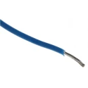 Alpha Wire Hook Up Wire TEFLON Series Blue 26 AWG 7x0.16 mm Core Strands 0.99 mm OD 600V 200°C 30m 5853 BL005
