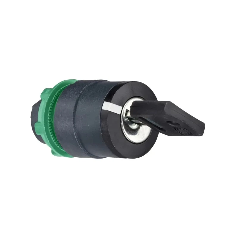 Schneider Electric Harmony 3-position Key Switch Head, Spring Return to Centre, 22 mm Cutout ZB5AG7