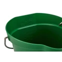 Vikan 6L Plastic Green Bucket with Handle Durable Food Grade Storage and Cleaning Bucket 56882