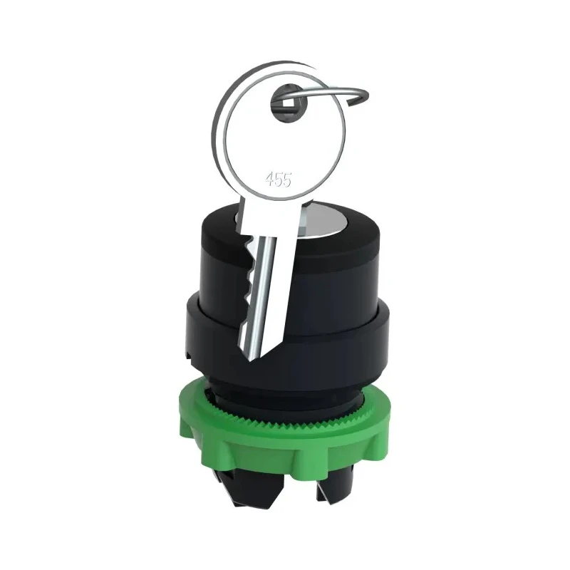Schneider Electric Harmony 3-position Key Switch Head, Spring Return to Centre, 22 mm Cutout ZB5AG7