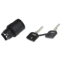 Schneider Electric Harmony 3-position Key Switch Head, Spring Return to Centre, 22 mm Cutout ZB5AG7