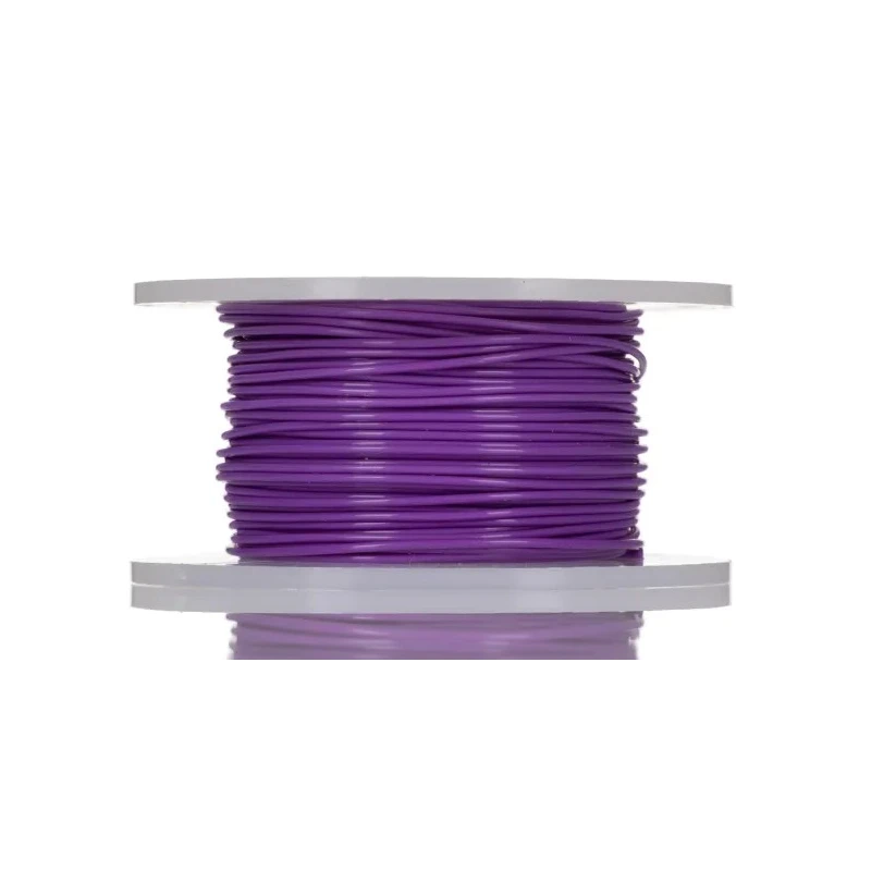 Alpha Wire Purple PTFE Equipment Hookup Wire 24 AWG 7 x 0.20 mm Strands 30 m 600V 200°C 5854/7 VI005