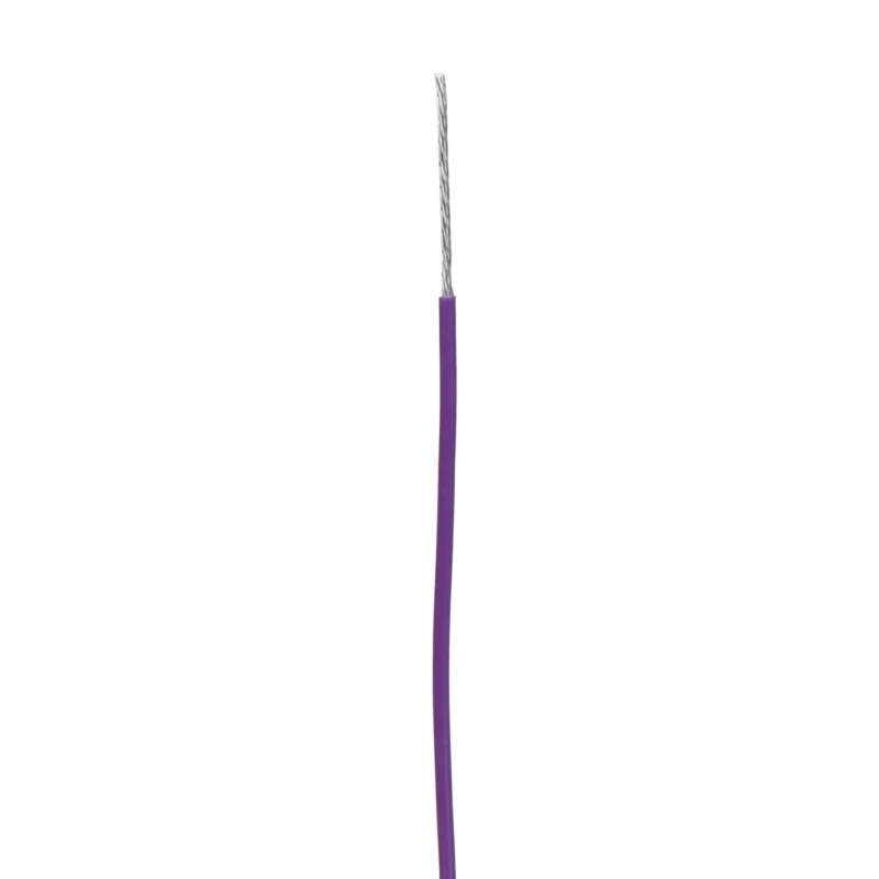 Alpha Wire Purple PTFE Equipment Hookup Wire 24 AWG 7 x 0.20 mm Strands 30 m 600V 200°C 5854/7 VI005
