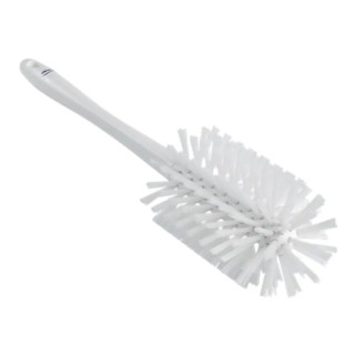 Vikan White Bottle Brush, 32 mm Bristle Length, 90 mm Brush Diameter, 430 mm Overall Length 5381905