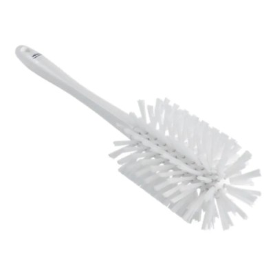 Vikan White Bottle Brush, 32 mm Bristle Length, 90 mm Brush Diameter, 430 mm Overall Length 5381905
