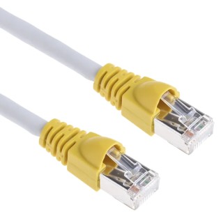 Telegartner Cat6a Ethernet Cable, 2 m, Shielded Screened, Grey Low Smoke Zero Halogen 