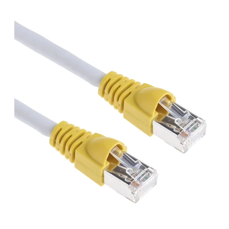 Telegartner Cat6a Ethernet Cable, 2 m, Shielded Screened, Grey Low Smoke Zero Halogen 
