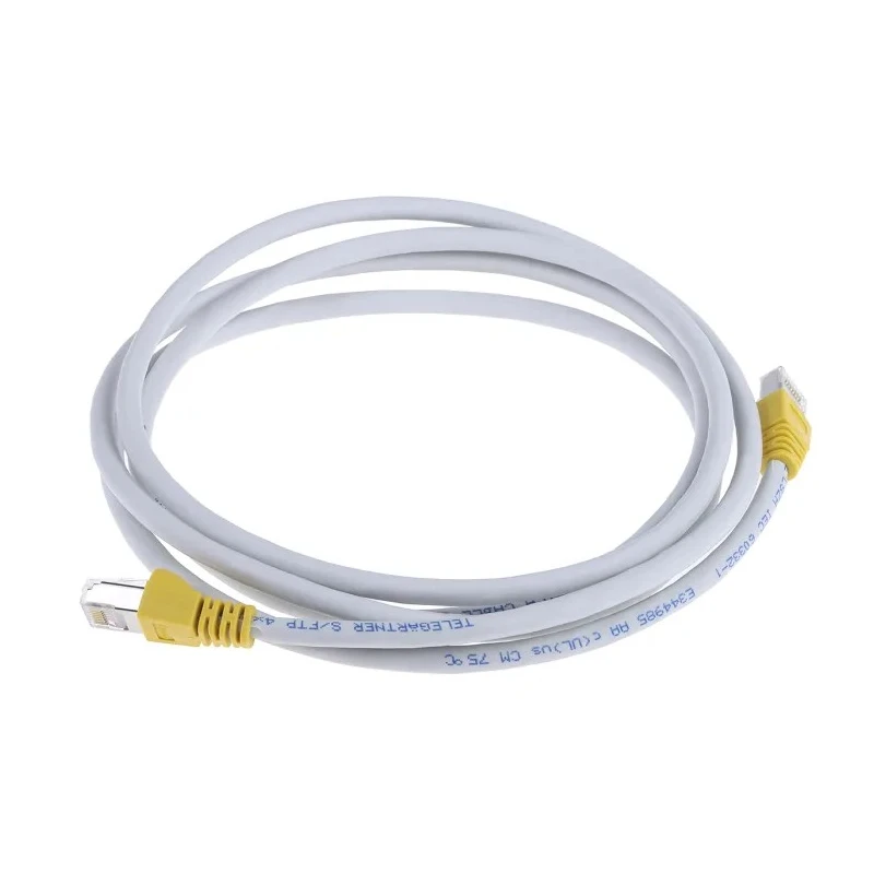 Telegartner Cat6a Ethernet Cable, 2 m, Shielded Screened, Grey Low Smoke Zero Halogen 