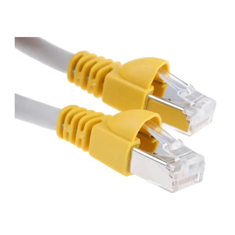 Telegartner Cat6a Shielded Screened Ethernet Cable 1 m Grey Low Smoke Zero Halogen 