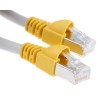 Telegartner Cat6a Shielded Screened Ethernet Cable 1 m Grey Low Smoke Zero Halogen