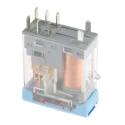 Releco PCB Power Relay 24V DC Coil 5A Switching Current DPDT C12A21X24D