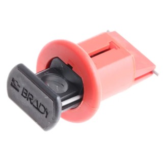 Brady Red 1-Lock Lockout Glass Reinforced Nylon Miniature Circuit Breaker Switch Lockouts 7.14 mm 090850