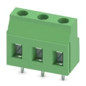 Phoenix Contact GMKDS 3/3 Series Straight Wave Soldering Mount PCB Terminal Block, 3 Contacts, 7.5 mm Pitch, 630V 1731035
