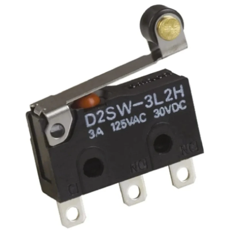 Omron Roller Lever Micro Switch, Solder Terminal, 3A, 30 V dc, SPDT, IP67 D2SW-3L2H